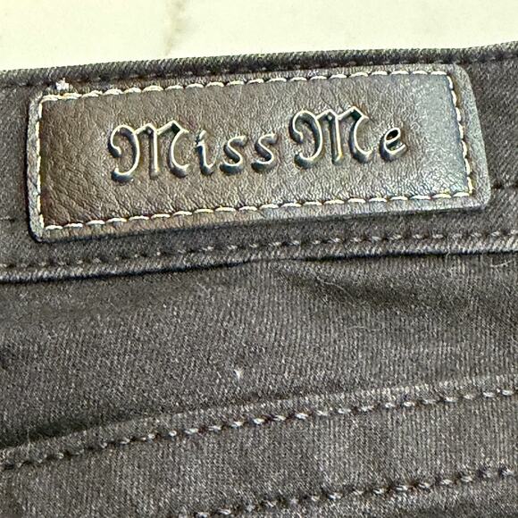 Miss Me Jeans Select Standard Skinny Stretch Pant Size 29 Black 27" Inseam Modal - Picture 5 of 11